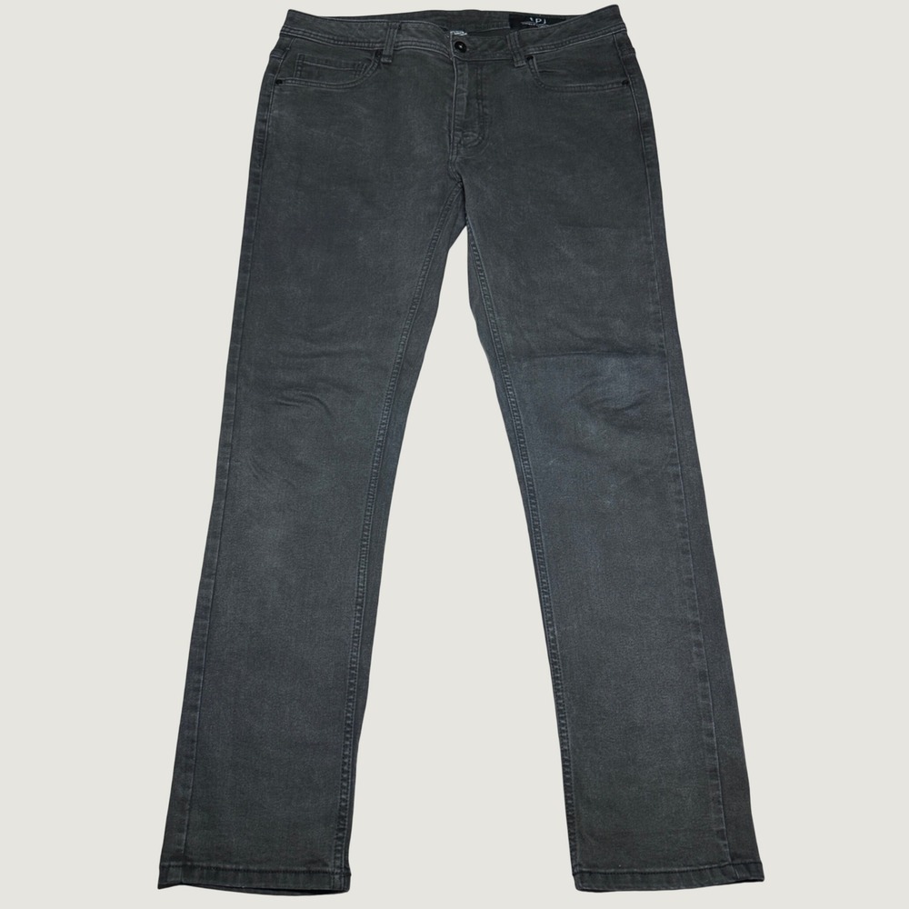 The Perfect Jean Skinny Fit Jeans Mens 34x32 Stretch‎ Denim Black Faded Wash
